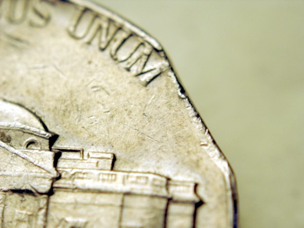 1974-P-Jefferson-Nickel,-Clipped-Planchet?